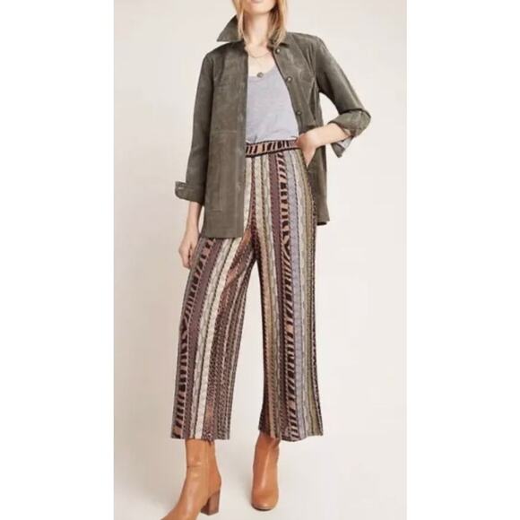 Anthropologie Cecilia Prado Knit Cropped Pants - Picture 1 of 5
